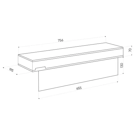 Lampa LED BLOCK Light z adresem