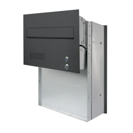 Mała skrzynka na listy z domofonem analogowym i dwoma przyciskami SMDAM 2P