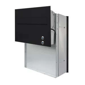 Mała skrzynka na listy z domofonem analogowym i dwoma przyciskami SMDAM 2P