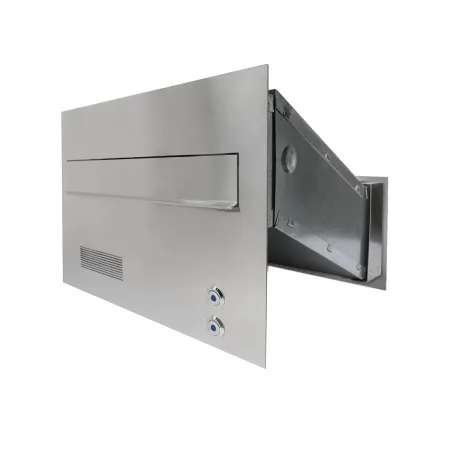 Duża skrzynka na listy z domofonem analogowym i dwoma przyciskami SDDAM 2P