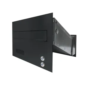 Duża skrzynka na listy z domofonem analogowym i dwoma przyciskami SDDAM 2P