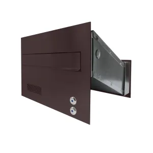 Duża skrzynka na listy z domofonem analogowym i dwoma przyciskami SDDAM 2P