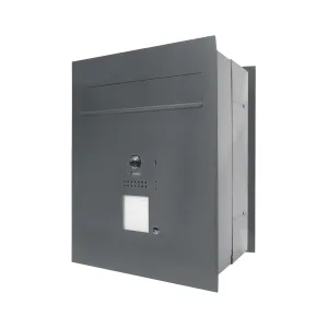 Mała skrzynka na listy z wideodomofonem i czytnikiem RFID SMVM DUO