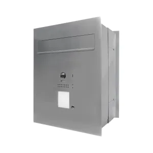 Mała skrzynka na listy z wideodomofonem i czytnikiem RFID SMVM DUO