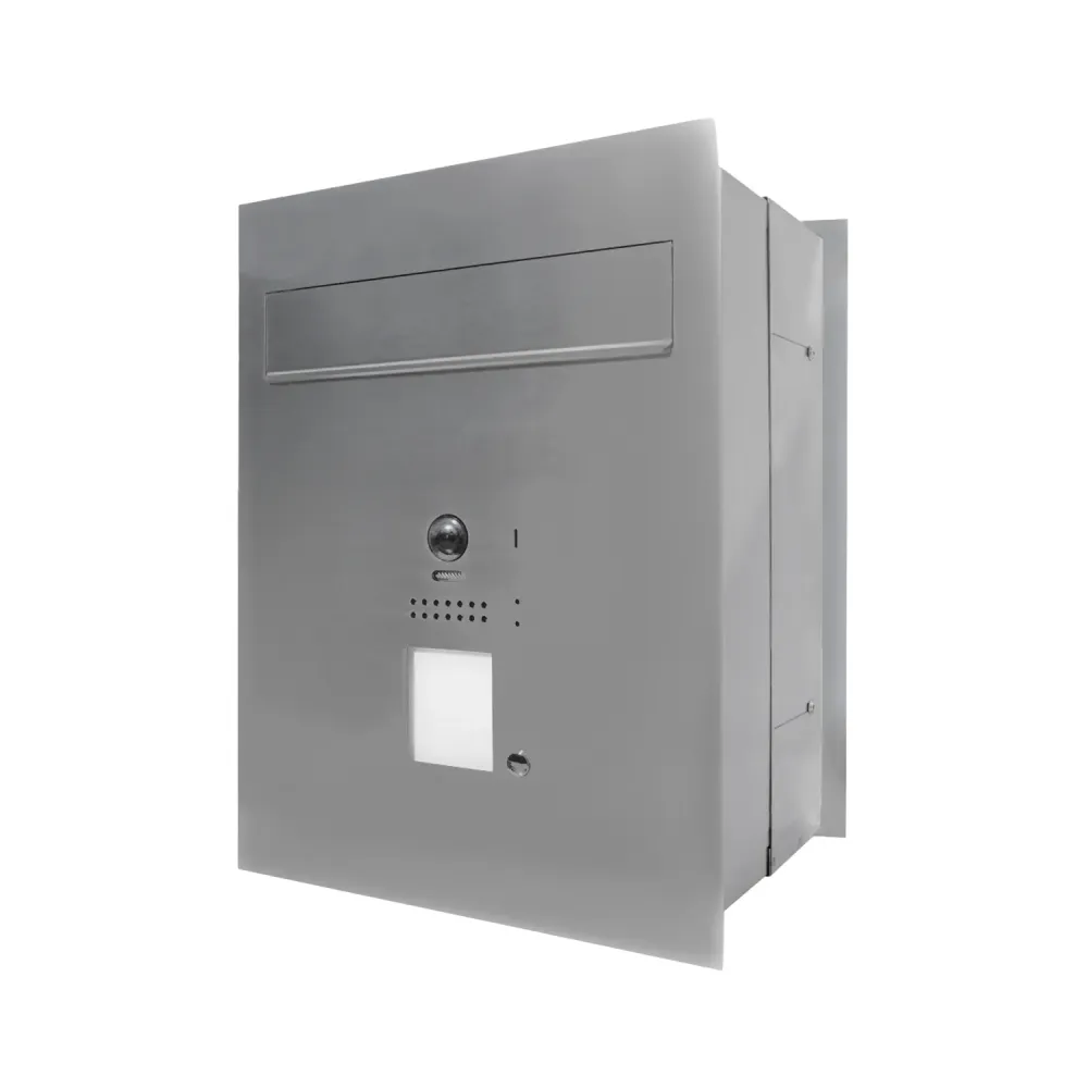 Mała skrzynka na listy z wideodomofonem i czytnikiem RFID SMVM DUO