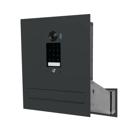 Duża skrzynka na listy z wideodomofonem i klawiaturą dotykową SDVM DUO