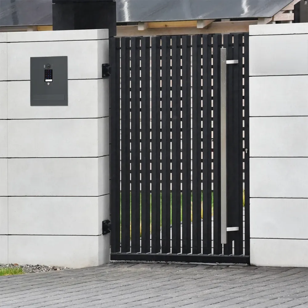 Duża skrzynka na listy z wideodomofonem i klawiaturą dotykową SDVM DUO