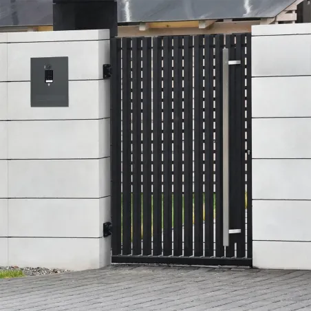 Duża skrzynka na listy z wideodomofonem i klawiaturą dotykową SDVM DUO