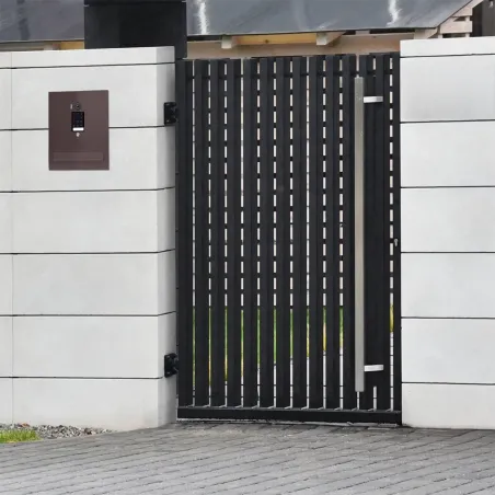 Duża skrzynka na listy z wideodomofonem i klawiaturą dotykową SDVM DUO