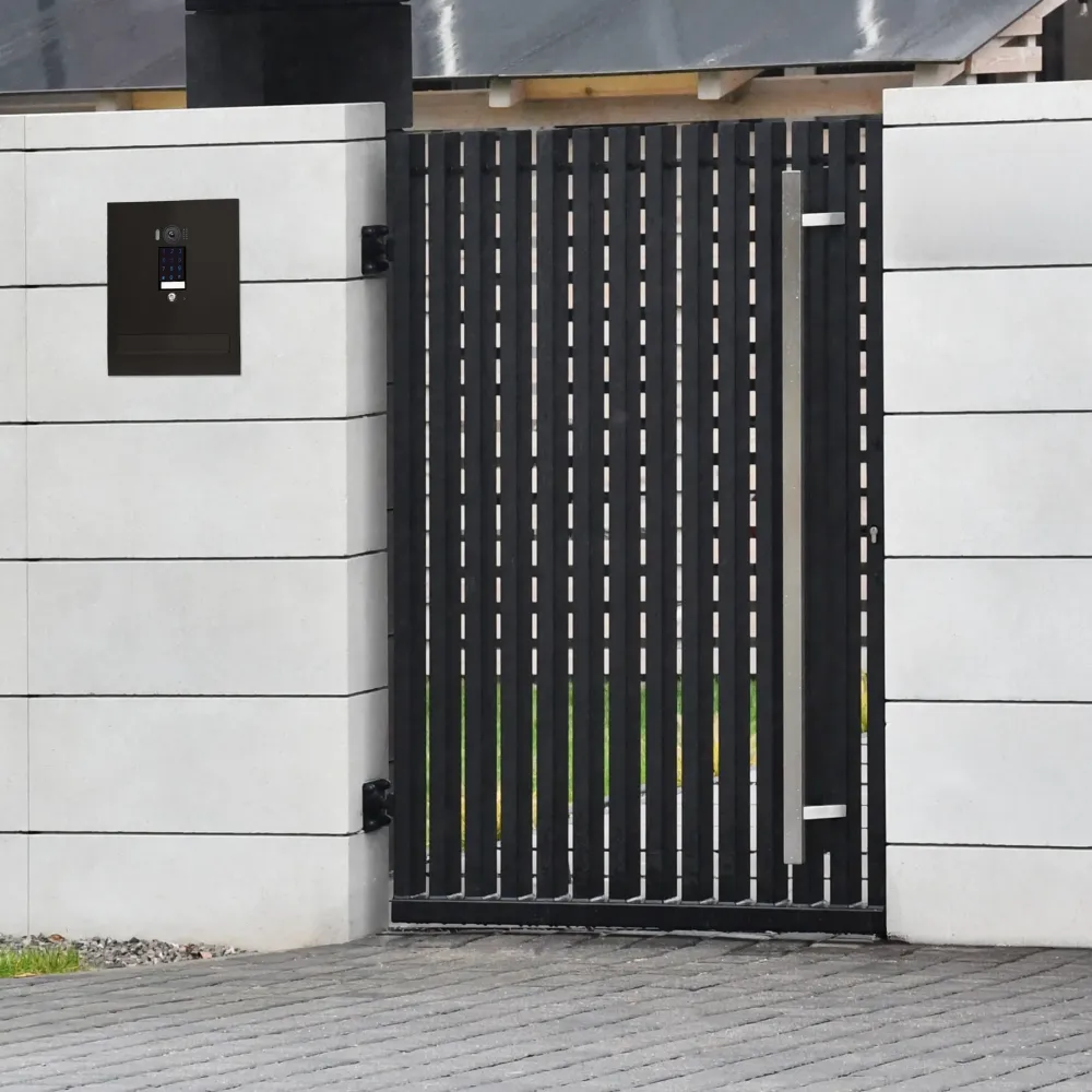 Duża skrzynka na listy z wideodomofonem i klawiaturą dotykową SDVM DUO