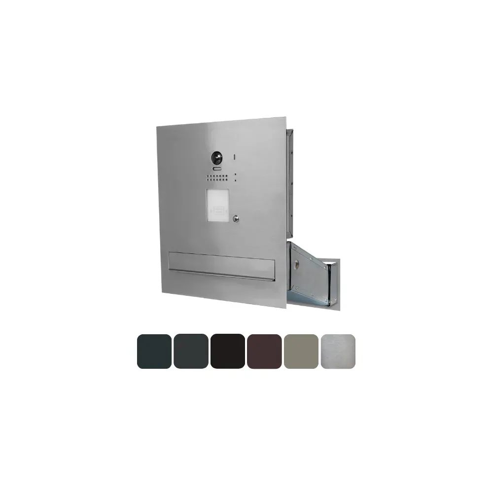 Duża skrzynka na listy z wideodomofonem i czytnikiem RFID SDVM DUO