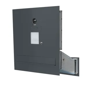Duża skrzynka na listy z wideodomofonem i czytnikiem RFID SDVM DUO