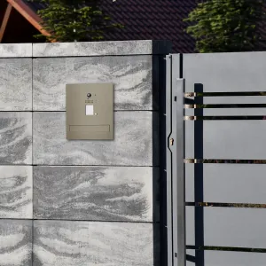 Duża skrzynka na listy z wideodomofonem i czytnikiem RFID SDVM DUO