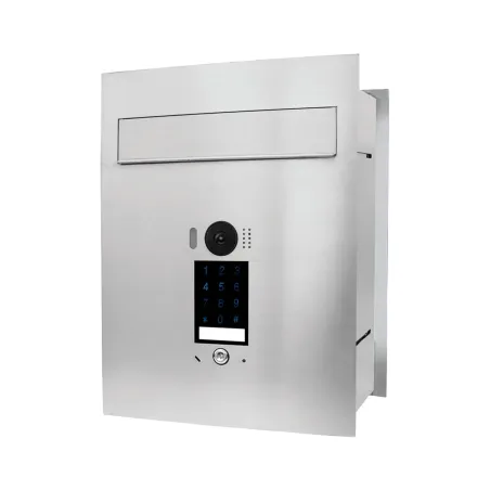 Mała skrzynka na listy z wideodomofonem i klawiaturą dotykową SMVM DUO