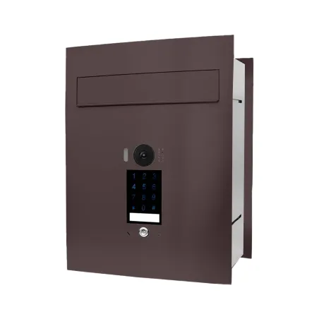 Mała skrzynka na listy z wideodomofonem i klawiaturą dotykową SMVM DUO