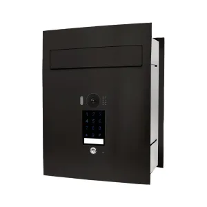 Mała skrzynka na listy z wideodomofonem i klawiaturą dotykową SMVM DUO