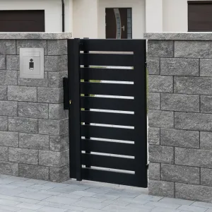 Mała skrzynka na listy z wideodomofonem, klawiaturą dotykową i ramą dekoracyjną SMVM DUO RA