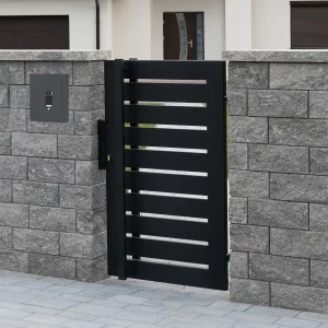 Mała skrzynka na listy z wideodomofonem, klawiaturą dotykową i ramą dekoracyjną SMVM DUO RA