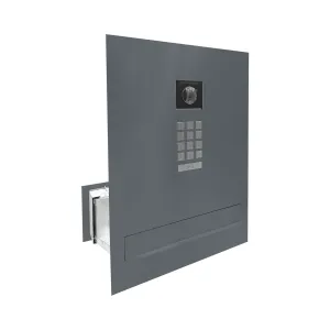 Duża skrzynka na listy z wideodomofonem i klawiaturą mechaniczną SDVM X