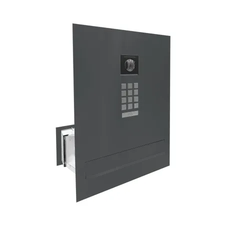 Duża skrzynka na listy z wideodomofonem i klawiaturą mechaniczną SDVM X