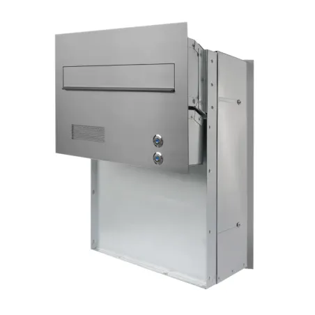 Mała skrzynka na listy z domofonem analogowym i dwoma przyciskami SMDAM 2P