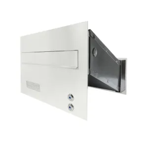 Duża skrzynka na listy z domofonem analogowym i dwoma przyciskami SDDAM 2P