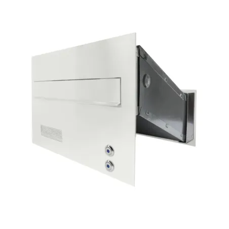 Duża skrzynka na listy z domofonem analogowym i dwoma przyciskami SDDAM 2P