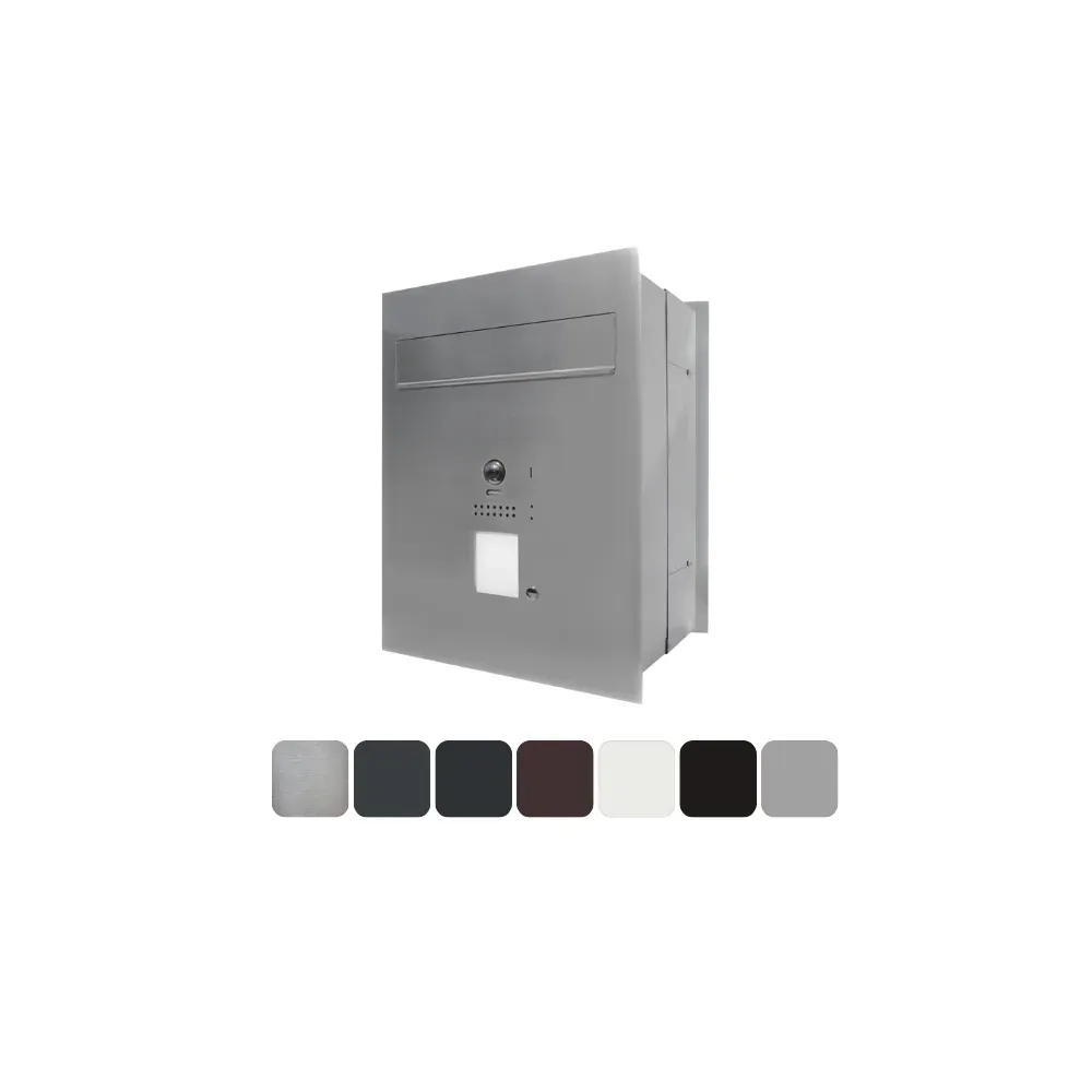 Mała skrzynka na listy z wideodomofonem i czytnikiem RFID SMVM DUO