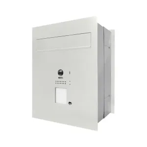 Mała skrzynka na listy z wideodomofonem i czytnikiem RFID SMVM DUO