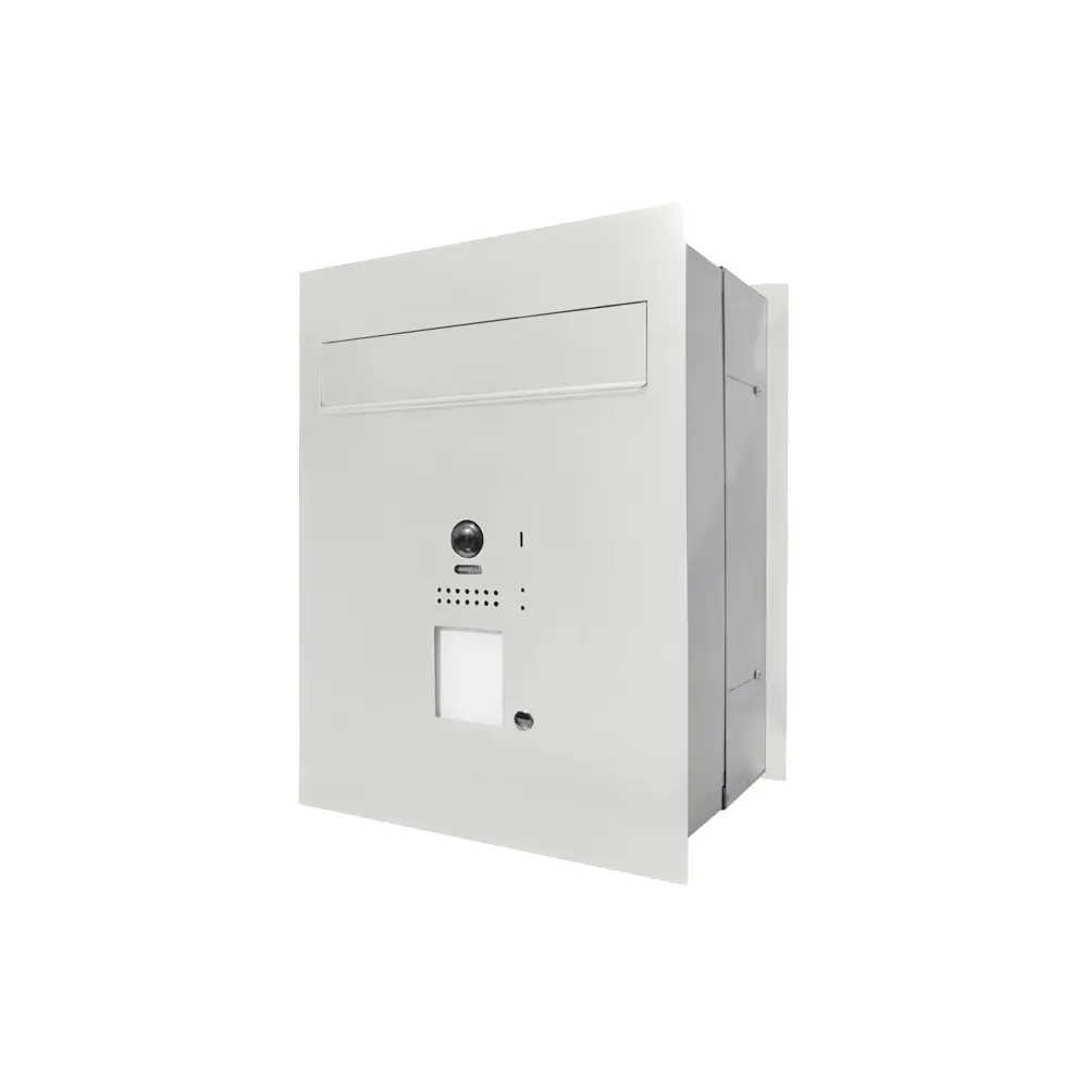 Mała skrzynka na listy z wideodomofonem i czytnikiem RFID SMVM DUO