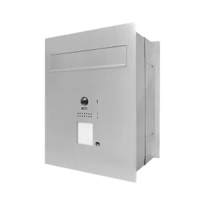 Mała skrzynka na listy z wideodomofonem i czytnikiem RFID SMVM DUO