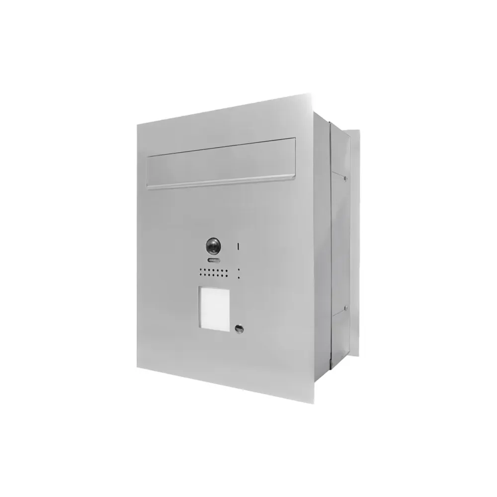 Mała skrzynka na listy z wideodomofonem i czytnikiem RFID SMVM DUO