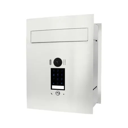 Mała skrzynka na listy z wideodomofonem i klawiaturą dotykową SMVM DUO