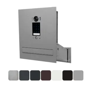 Duża skrzynka na listy z wideodomofonem i klawiaturą dotykową SDVM DUO