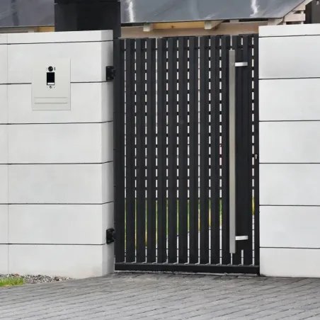 Duża skrzynka na listy z wideodomofonem i klawiaturą dotykową SDVM DUO