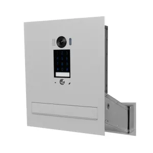 Duża skrzynka na listy z wideodomofonem i klawiaturą dotykową SDVM DUO