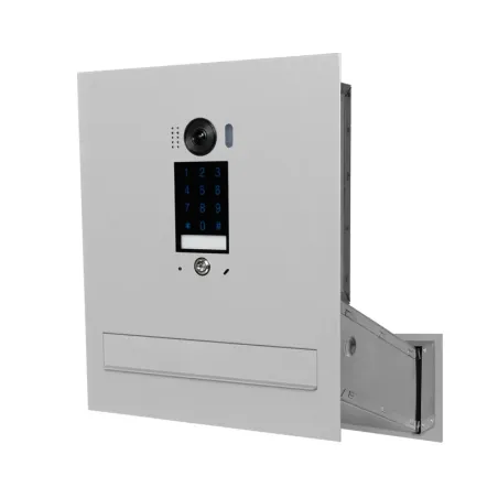 Duża skrzynka na listy z wideodomofonem i klawiaturą dotykową SDVM DUO