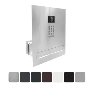 Duża skrzynka na listy z wideodomofonem i klawiaturą mechaniczną SDVM X